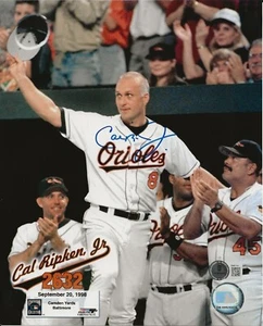 Cal Ripken Jr. signed Baltimore Orioles 8x10 photo autographed Beckett COA - Picture 1 of 1