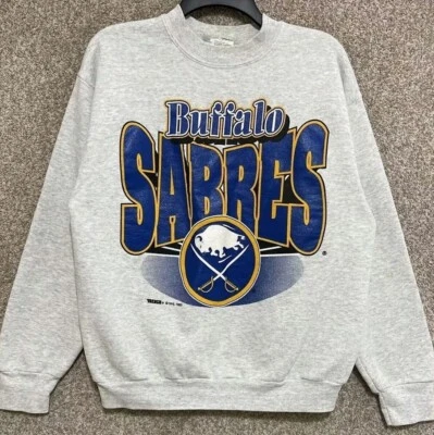 Vintage 90s NHL Mens Buffalo Sabres Crewneck Sweatshirt  AN41635 - Image 1 of 2