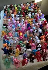Ty Beanie Babies 162 Plüsch Stofftier Bär Spielzeug Geburtstag Feiertage Weihnachten + - Bild 1 von 6