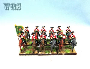 15mm SYW Seven Years War WGS painted British 4th Dragoons (12 figures) BB4 - Picture 1 of 6