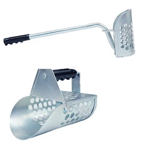 Cuchara de arena de metal galvanizado mango largo y cuchara grande de alta resistencia Dune Scoops - Imagen 1 de 6
