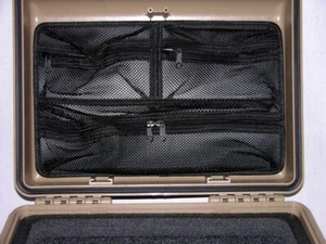 New Desert Tan Armourcase 1450 case with cubed foam + Lid Organizer + nameplate - Picture 1 of 5