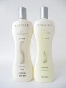 BIOSILK SILK THERAPY Shampoo & SILK THERAPY Conditioner 12 oz - Picture 1 of 2