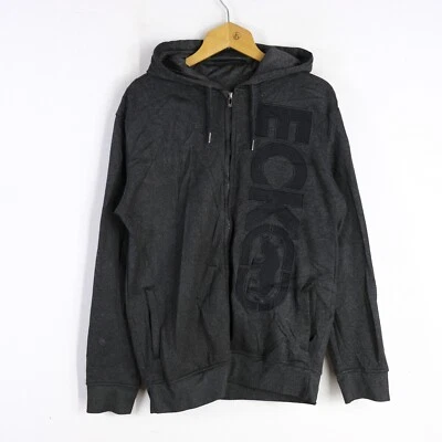 Sudadera Ecko UNTLD Hombre Talla L Pullover Hoodie Casual Cómodo Big Logo Negro - Imagen 1 de 4