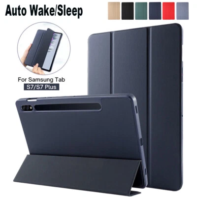 Funda inteligente para Samsung Galaxy Tab S7+ 12,4" 2020 (T970) con suspensión/despertación automática Foto 1 de 4