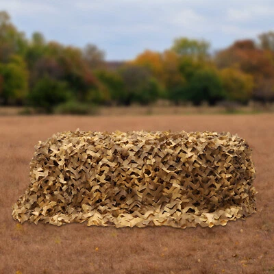 Camouflage Camo Netting Camping Net Sunshade Mesh Military Shoot Hunting Blind - Image 1 of 4