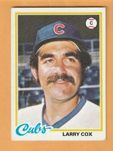 Larry Cox Chicago Cubs 1978 Topps #541 Ottawa Ohio 13Z - Bild 1 von 2