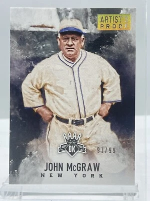 2017 Diamond Kings John McGraw Artist Proof 91/99‼️ PWE - Image 1 of 2