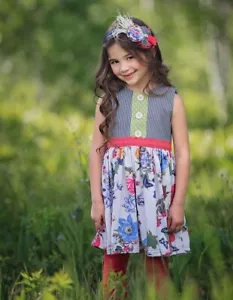 New With Tags Persnickety Size 6 Girl's Wildflowers Maggie Dress - Picture 1 of 4