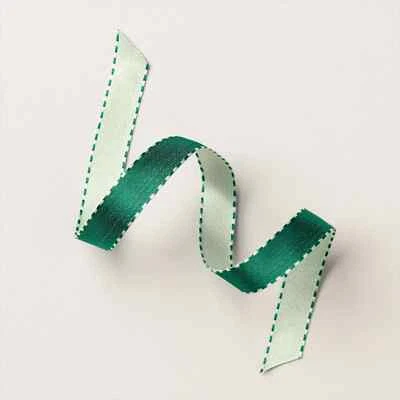 Stampin Up! Cinta de borde de abeto sombreado y espuma de mar suave, 1/2 pulgada, 10 yardas, NUEVO Foto 1 de 4