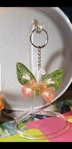 Schlüsselanhänger Dyetie Glitzer leuchten im Dunkeln Schmetterling - Bild 1 von 2