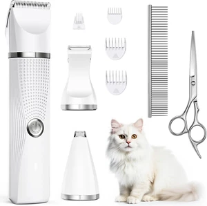 Bautrium Leise Schermaschine Katze Set,Profi Haarschneidemaschine Für Katzen Hun - Bild 1 von 11