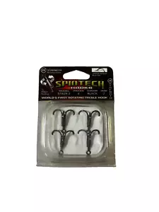 BASSTAR 2x Strength Spintech Rotating Treble Hook 2 4ct - Bild 1 von 1