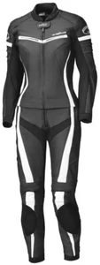 Ladies Motorcycle Leather Suit 84 - -HELD- Spire Racing 2-teiler Black White - Picture 1 of 3