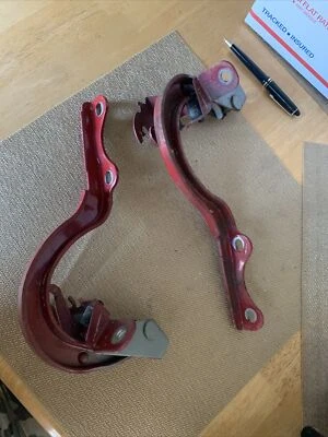 90-97 MAZDA MIATA MX-5 OEM LH RH TRUNK HINGES DRIVER PASSENGER PAIR vintage part - Image 1 of 4