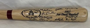 Bate de béisbol ASU Sun Devils 2007 firmado por el equipo - universidad de la NCAA - Imagen 1 de 9
