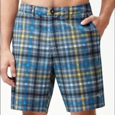 TOMMY BAHAMA Cayman Spectrum Check Island Active Shorts Men Sz 40 Plaid TR922073 - Image 1 of 4