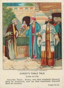 Christian Picture Lessons Christ's Table Talk 1914 - Picture 1 of 2