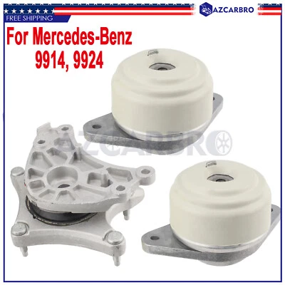 3PCS Engine & Trans Mount For 2008-2011 Mercedes-Benz S550 5.5L AWD S450 4.6L - Image 1 of 4