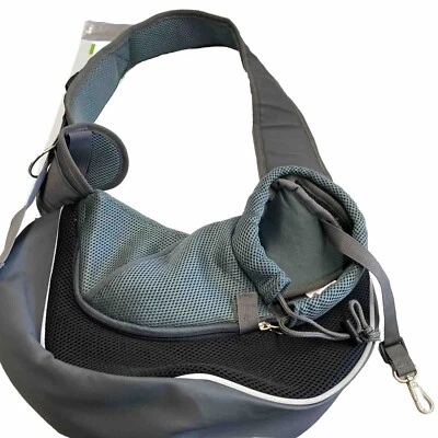 Pet Dog Sling Carrier Dogs and Cats Size Small Grey Great For Cat Small Breeds - Image 1 of 4