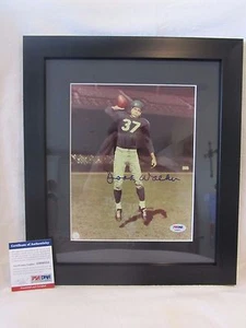 Doak Walker (gestorben 1998) Löwen handsigniertes & gerahmtes 8x10 Farbfoto - PSA Zertifikat - Bild 1 von 8