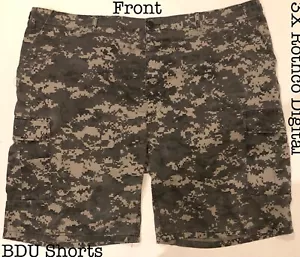 Rothco 3X BDU Shorts ACU Digital Camouflage FREE SHIPPING - Picture 1 of 12