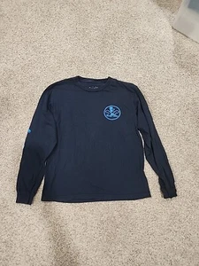 Salt Life Boys Small Navy Blue Long Sleeve Graphic Tee - Picture 1 of 8