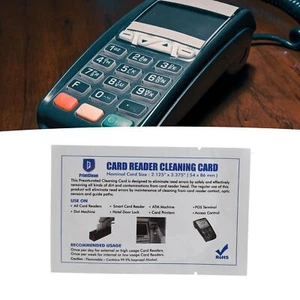 50pcs Credit Card Reader Cleaner POS Swipe Terminal Cleaning Cards - Picture 1 of 12