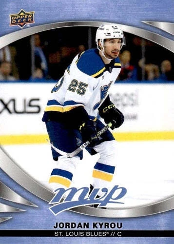#193 Jordan Kyrou - St. Louis Blues - 2023-24 Upper Deck MVP Hockey - Image 1 of 1