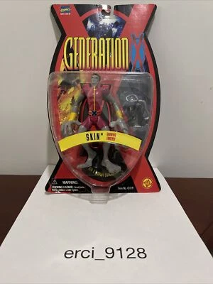 1995 Toy Biz Marvel Comics Generation X Skin Growing Fingers Action Figure  - Изображение 1 из 4