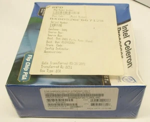 Rare Vintage 2001 New Sealed Intel Celeron 667MHz Processor BX80526F667128SL4NZ - Picture 1 of 5