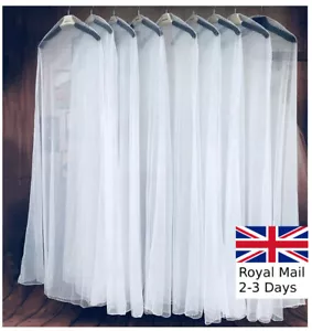 Extra große Kleidungsstück Brautkleid lang atmungsaktiv Aufbewahrungstasche Hochzeitskleid Hülle - Bild 1 von 10