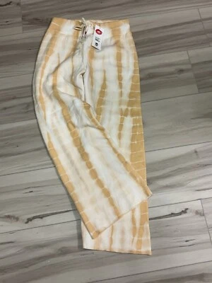 Nuevo con etiquetas Pantalón Wildfox Melón Wash Jude Tie Dye Pierna Ancha Talla XL Foto 1 de 4