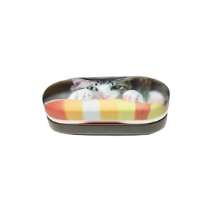 Duel Clamshells - Double Eyeglass case - Cat - Picture 1 of 5