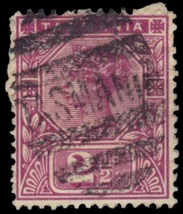 TASMANIA 77 (SG217) - Queen Victoria "Keyplate" (pa49755) - Picture 1 of 1