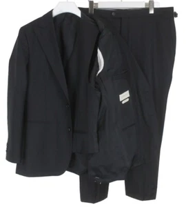 SUITSUPPLY Havana Peak Jetted FL Slim Ferrara Soho SA Suit Men's UK 44 3In1 - Picture 1 of 23
