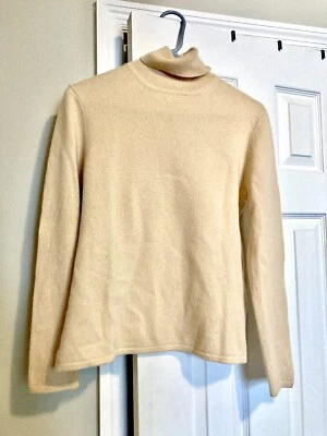 Suéter Vintage Crema 100% Cachemira Foto 1 de 3