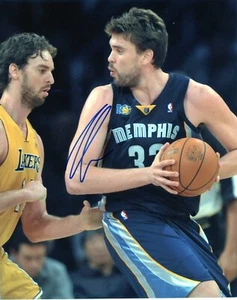 Marc Gasol Autographed 8x10 Memphis Grizzlies Free Shipping #S2516 - Picture 1 of 1