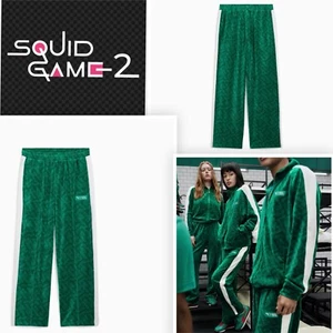 Pantaloni da pista uomo PUMA x SQUID GAME T7 verde 2XL XX-Large XXL nuovi con etichette nuovi con etichette - Foto 1 di 9