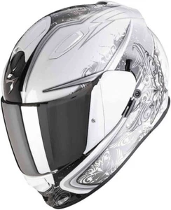 CASCO MOTO INTEGRALE SCOOTER SCORPION EXO 491 RUN BIANCO NERO OMOLGATO - Bild 1 von 1