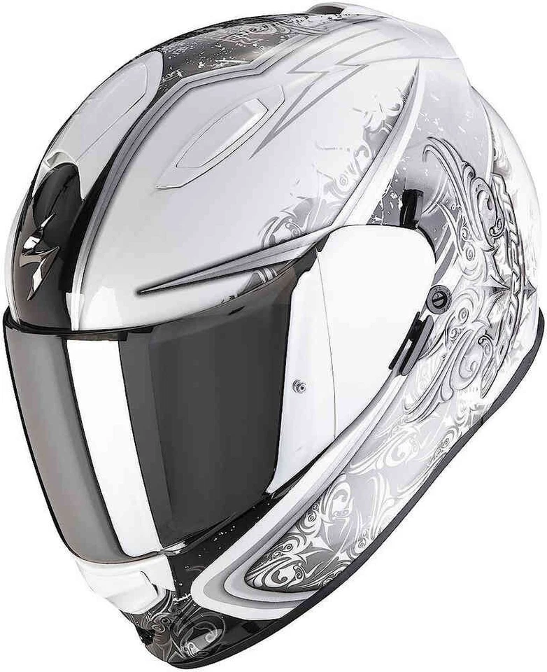 CASCO MOTO INTEGRALE SCOOTER SCORPION EXO 491 RUN BIANCO NERO OMOLGATO - Immagine 1 di 1