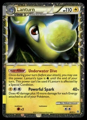 Lanturn Prime 86/95 - Unleashed Holo Rare POKEMON - Image 1 of 2
