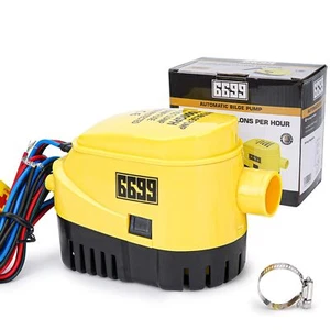 Automatic Boat Bilge Water Pump 12v 1500GPH Auto with Float Switch Submersibl... - Foto 1 di 6