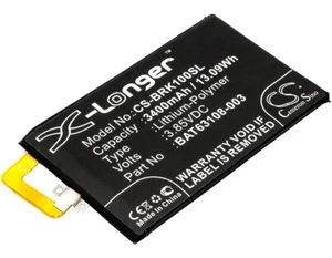 Batterie 3400mAh BAT-63108-003 BAT63108-003 Pour Blackberry BBB100-1 BBB100-2 - Zdjęcie 1 z 6