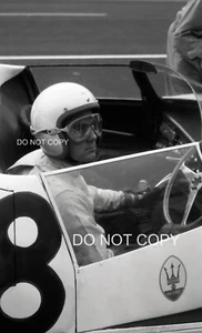 FOTOGRAFIA NEGATIVA JOCHEN NEERPASCH LE MANS 1965 35MM J SIMONE MASERATI TIPO 65 - Foto 1 di 2