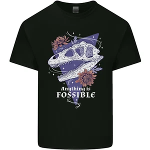 Fossible Divertido Fossil Paleontología Dinosaurio Algodón Hombre Camiseta Top - Imagen 1 de 19