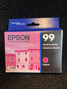 Original Epson 99 Tintenpatrone Magenta T099320 Datum: Januar 2021 - Bild 1 von 3