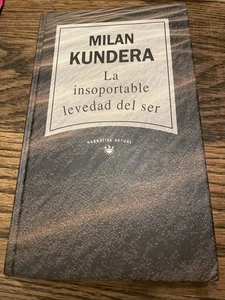 La Insoportable Levedad del Ser Kundera HARDCOVER RARE - Bild 1 von 3