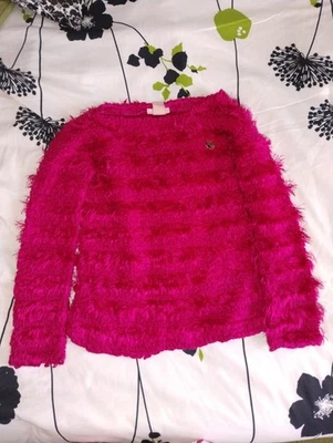 Juicy Couture - Suéter Rosa Difuso con Juicy Heart - Niñas 8/10 Foto 1 de 4