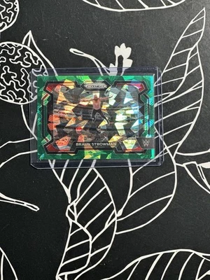 2024 Panini Prizm WWE #6 Braun Strowman Green Ice Prizm RAW SSP - Image 1 of 2